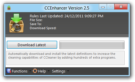 CCEnhancer screenshot