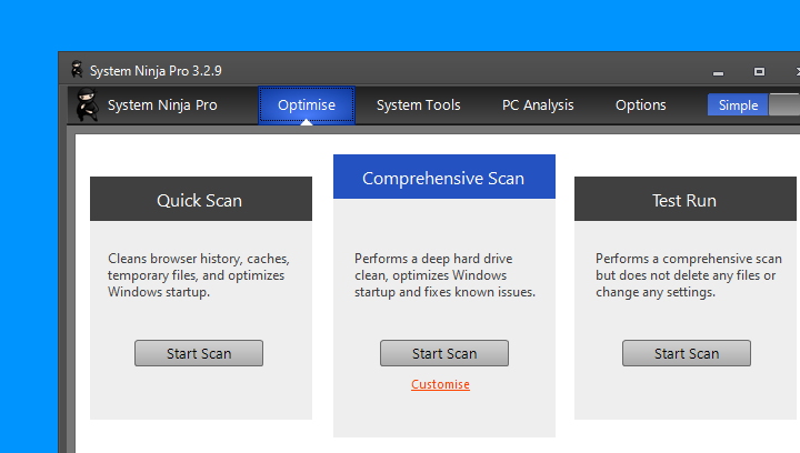 System Ninja 4.0 - SingularLabs