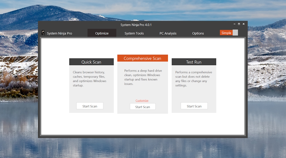 System Ninja 4.0.1 Free Download for Windows 10, 8 and 7